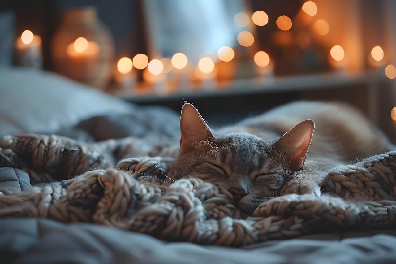 schlafende Katze